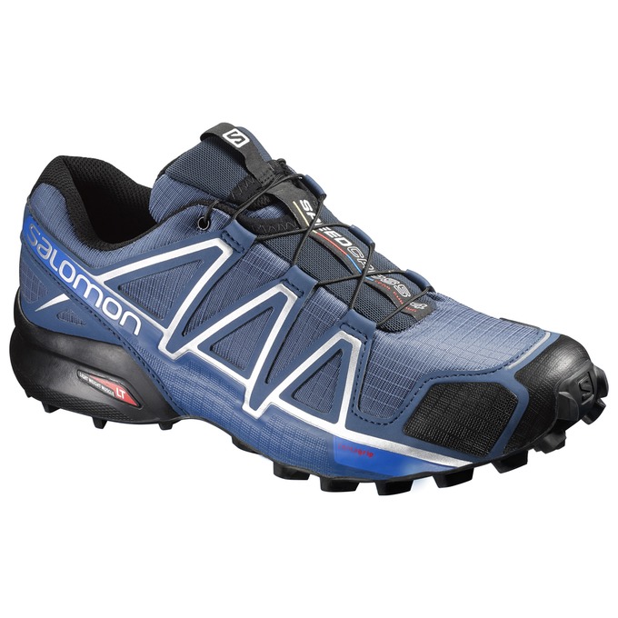 SALOMON SPEEDCROSS 4 Philippines - Men's Trail Running Shoes - Deep Blue/Black | 046173-WMC